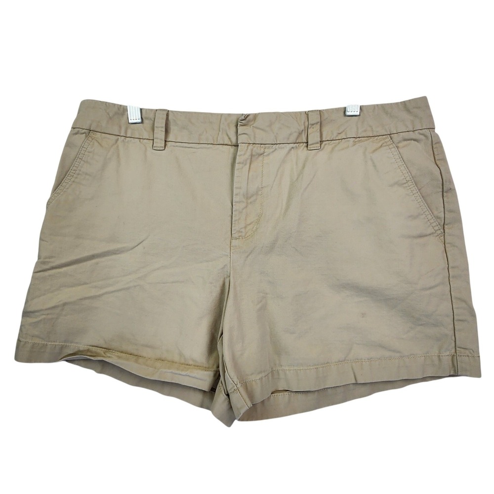 Tommy Hilfiger 14 Khaki Chino Shorts Preppy Coastal Nautical Classicโ Summer